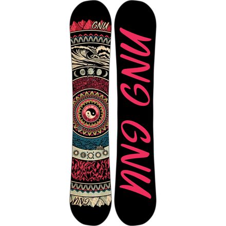 Gnu Asym Ladies Choice C2X Snowboard - Women's - Snowboard Gnu Asym Ladies Choice C2X Snowboard - Women's - Snowboard