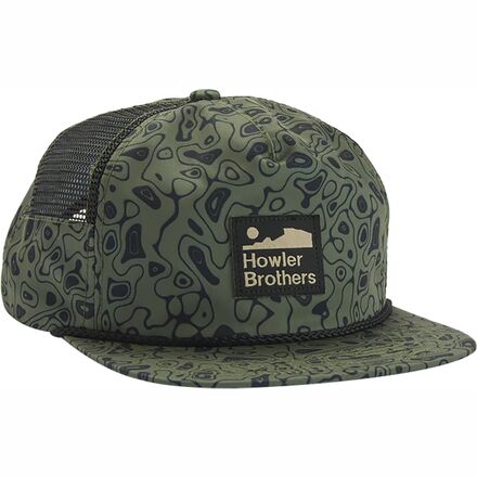 Men's Mountain Range Snapback Hat Curved Bill Snapback / Gray
