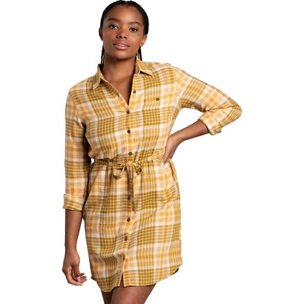 Toad&Co Re-Form Flannel Shirt Dress - Women's - Women Toad&Co Re-Form Flannel Shirt Dress - Women's - Women