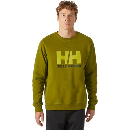 HELly HANSEN イエロー 長袖トレーナー Helly Hansen Logo Crew Sweatshirt - Men's - Men
