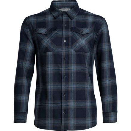 icebreaker dress shirt Men Merino 125 Cool-Lite Steveston Short Sleeve Shirt Plaid| icebreaker