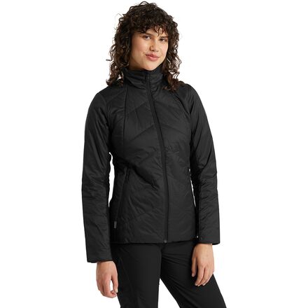 ICEBREAKER W's HELIX LS ZIP HOOD S ブラック Icebreaker Helix Jacket - Women's - Women