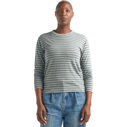Icebreaker Merino 150 Crewe Stripe Long-Sleeve Top - Women's - Women
