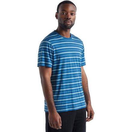Icebreaker Wave Stripe Short-Sleeve T-Shirt - Men's - Men