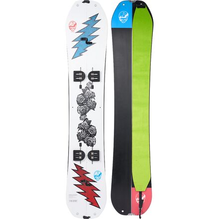 K2 Freeloader Grateful Dead QS Split Snowboard Package - 2023