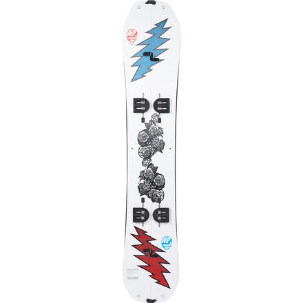K2 Freeloader Grateful Dead QS Split Snowboard Package - 2023