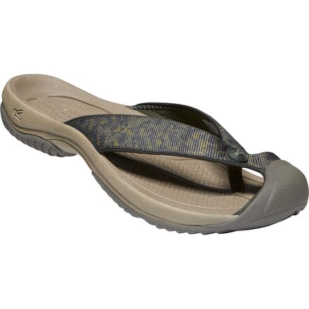 KEEN Waimea Toe Protecting Men\'s Olive Green Flip Flop Sports Sandals KEEN Waimea Toe Protecting Flip Flops Sport Sandals Taupe  main image 3