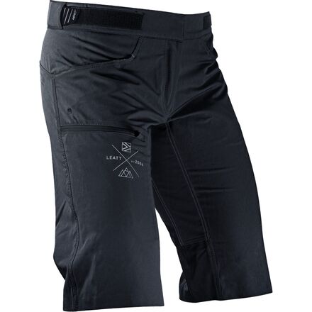 Pantaloncini MTB Leatt Trail 3.0 - Fondello Doppia Densità Made In Italy, Lunghezza Al Ginocchio, Taschene Laterali