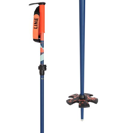 Line Pollard's Paint Brushアジャスタブルスキーポール Line Pollard's Paint Brush Adjustable Ski Poles - Ski