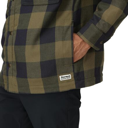 Marmot Ridgefield Sherpa Flannel Shirt Jacket - Men's - Men
