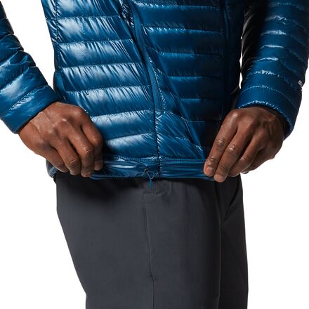 Mountain Hardwear Men's Ghost Whisperer Snap Jacket - S - Blue