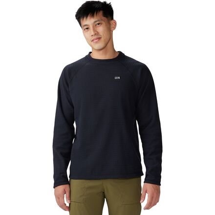 MOUNTAIN HARDWEAR｜LONG-SLEEVE T-SHIRTS (MEN'S GLACIAL T Men's Crater Lake™ Long Sleeve Crew | Mountain Hardwear