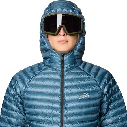 Veste Coupe-vent Mountain Hardwear Ghost Lite – Homme – Bleu – Taille M – Avec Capuche