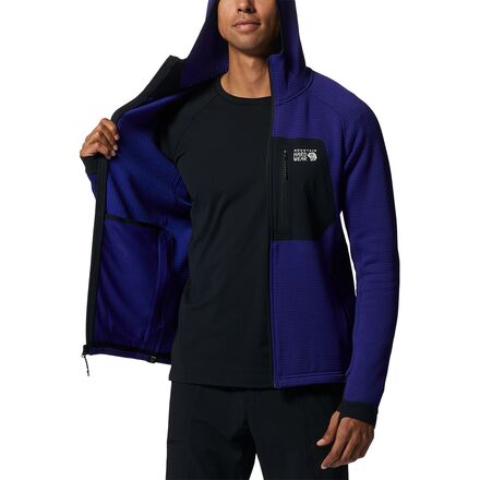 Mountain Hardwear Polartec Power Grid Full-Zip Hoodie - Men's - Men