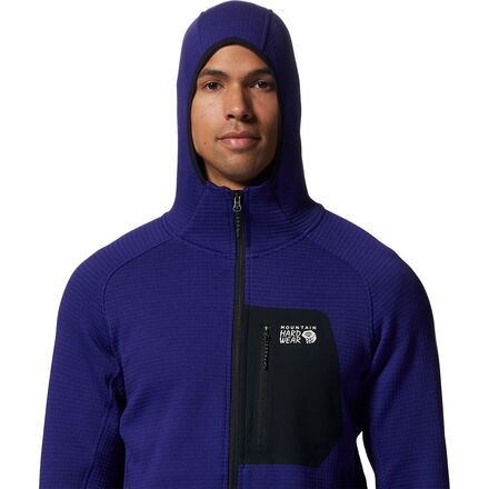 Mountain Hardwear Polartec Power Grid Full-Zip Hoodie - Men's - Men