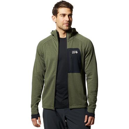 Mountain Hardwear Polartec Power Grid Full-Zip Hoodie - Men's - Men