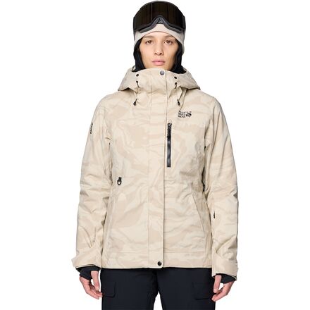 MOUNTAIN HARD WEAR WOMEN スノージャケット　M　ホワイト Women's White Ski Jackets - Insulated & Waterproof | Steep & Cheap