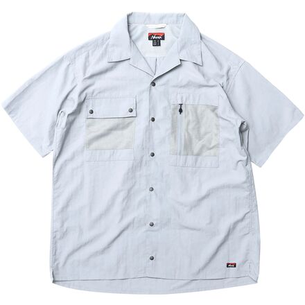 windandsea×NANGA TUSSER SHIPT Nanga Nylon Tusser Open Collar Shirt - Men's - Men