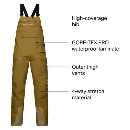 Norrona Tamok GORE-TEX PRO Bib Pant - Men's - Men