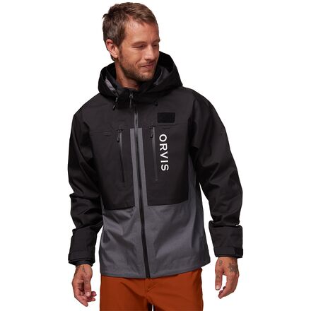 Orvis PRO Wading Jacket ベージュ/グレー Orvis Men's Ultralight Wading Jacket - Breton's Bike & Fly Shop