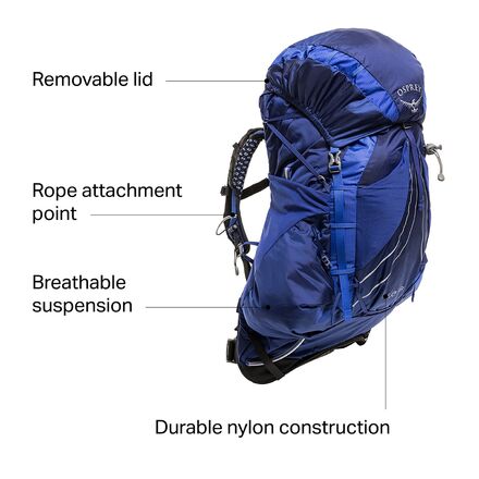 osprey backpack eja38l equinox blue Exos 38L Men's Ultralight Backpacking Backpack, Ribbon, S/M : Sports & Outdoors jacket protector will keep items out of the elements if so Osprey Ariel AG 75 SKU:8821314