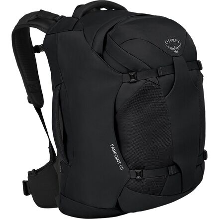 osprey backpack 55l Aether 55, Black / S/M It is black and made in a functional design with many good details Osprey Ariel 55 Koseret Green