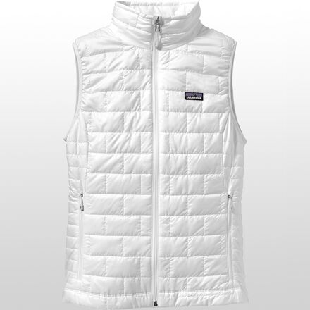 patagonia women's nano puff vest white