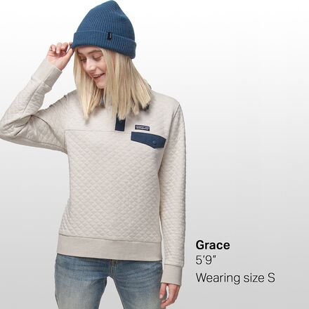 stoic quilted cotton pullover