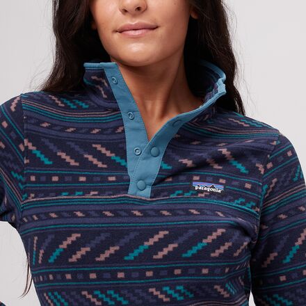 women's micro d snap t pullover