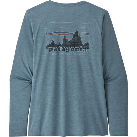 【patagonia】Long-Sleeved Capilene Cool Graphic Shirt Men's Long-Sleeved Capilene® Cool Daily Graphic Shirt