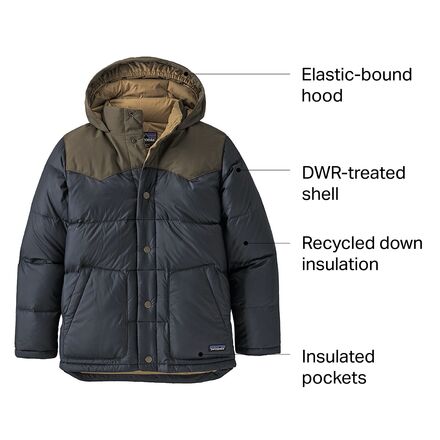 Patagonia Bivy Down Hooded Jacket - Boys' - Kids
