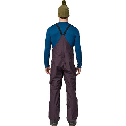 スノーボード Patagonia Men's Powder Town Bibs BLA_D1.jpg