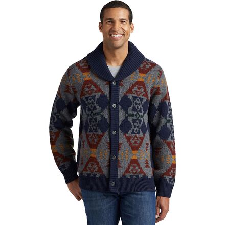 pendleton shawl collar cardigan