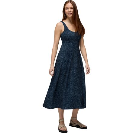 blue dress for baby girl Prana Women's Lata Beach Dress Black S main image 0