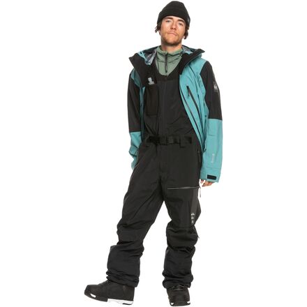 スノーボード QUIKSILVER HIGHLINE PRO 3L GORE-TEX BIB Quiksilver Highline Pro 3L GORE-TEX Bib Pant - Men's - Men