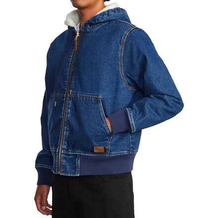 RVCA Chainmail Denim Hooded Jacket - Men's - Men