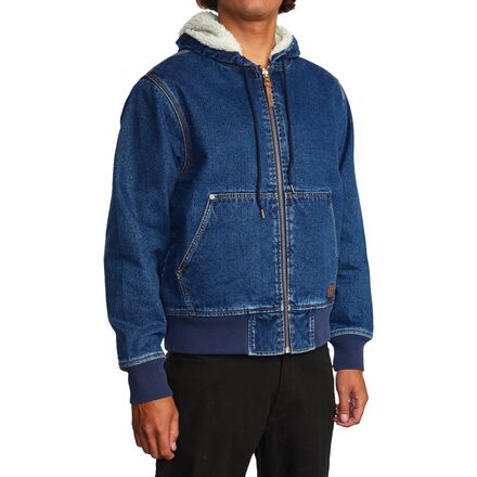 RVCA Chainmail Denim Hooded Jacket - Men's - Men
