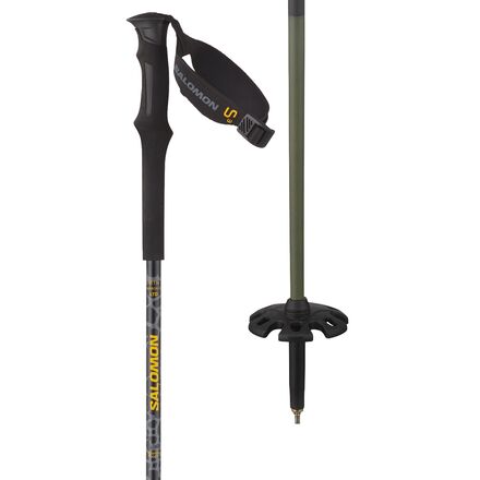 salomon carbon ski poles MTN S3 Adjustable Pole Sego Co Efficient power transfer Salomon S/Max Carbon Click 165cm