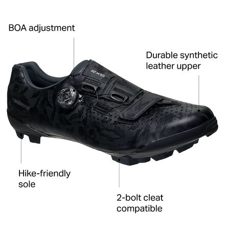 Shimano RX8 Wide Mountain Bike Shoe - Men's - Men