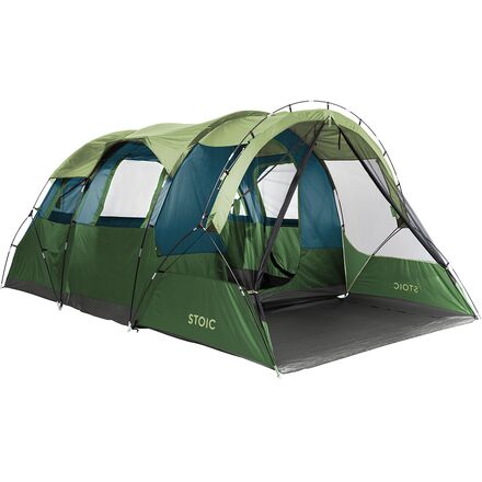 Stoic Madrone Tunnel Tent + Screen Porch: 6-Person 3-Season - Hike