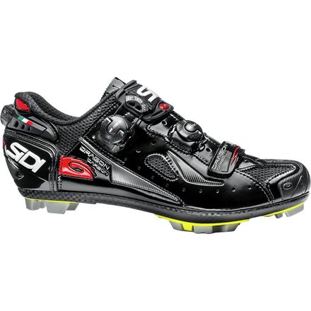 SIDI SCARPE ERGO4 MEGA 黒×赤 サイズ42 おまけ付き SIDI（シディ）ERGO4 MEGA LCD （エルゴ4メガLCD） 幅広モデル SPD-SL