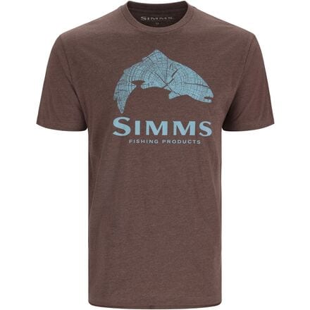 Simms Wood Trout Fill T-Shirt - Men's - Men