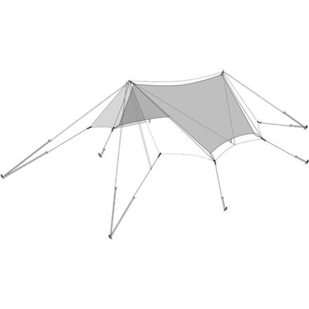 Snow Peak TAKIBI Tarp Octa Inner Roof - Hike & Camp