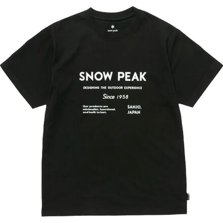 Snow Peak SP Typography T-Shirt - Men