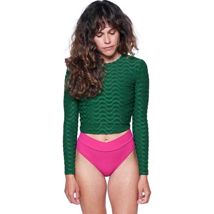 Seea Swimwear Palomar Cropped Top Rashguard - Women's - Women