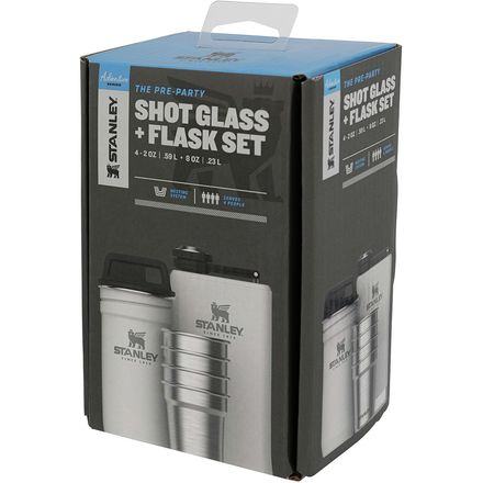 Stanley Adventure Pre-Party Shot Glass + Flask Set - Hike & Camp