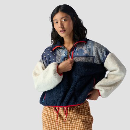 The Great Outdoors The Plush Colorblock Terrain 1/2-Zip Jacket