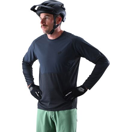 Troy Lee Designs Drift SS Jersey Solid Light Marine from
