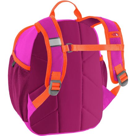 children's north face sprout toddler backpack prim pink feather orange The Kids' I like this pack for kids because the padded back panel and sternum strap make it much more comfortable than most small bags Youth Mini Recon