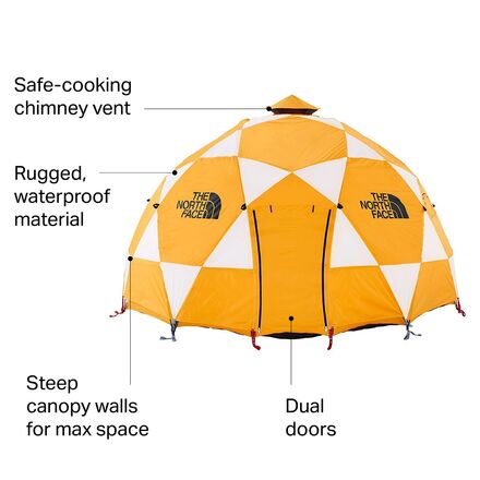 The North Face 2-Meter Dome Tent: 8-Person 4-Season - Hike & Camp